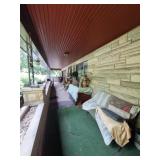 Park Bench, Storage Chest, Hand Pump, Croquet
