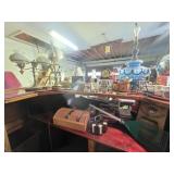 Bar, Table Lamps, Shades, Games