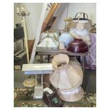 Table, Lamp Shades, Adding Machine, GWTW Globe