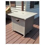 Fire Table with Propane Tank