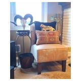 Accent Chair, Plant Stand