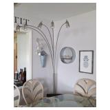 5-Arm Marble Base Sofa Lamp, Decor