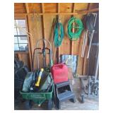 Dolly, Kerosene Heater, Yard Tools