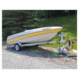 1990 Four Winns Fling Jet Boat & Trailer