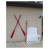 Oars, Vinyl Fencing, US Army American Flag Sign