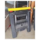 Saw horses, rolling stool, Ladders