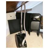 Kenmore Canister Vac, Card Table & Chairs