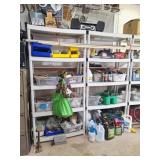 Shelving, Drill Bit Sharpener, Clamps, Chemicals
