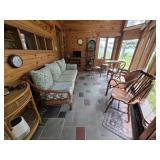 Rattan Patio Furniture, Wicker Etagere, Decor