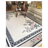 Coffee Table, Area Rug & Asian Decor