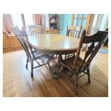 Cochrane Double Pediatal Table and Chairs