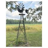 Windmill, Wheel Barrow, Garden Sundial