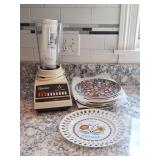 Osterizer Blender, Danbury Mint Hummel Plates