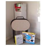 Christmas Tree, TV Trays & Stand, Magnifying Lamp
