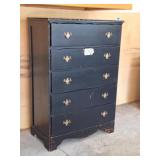 5 Drawer Painted Chest