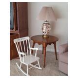 Childs Wood Rocker, Ethan Allen Maple End Table