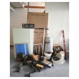 NEW Shower Door, DIY, Ceiling Tiles, Painting