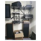 Sony CD Player,  JVC Turntable, Sony Synthesizer