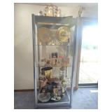 Shelving Unit, Decor, Maritime Oil Lantern, Clocks