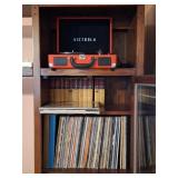 Record Albums & Victrola Record Player NOT BOOKS