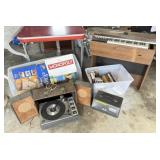 Vintage Record Player, Dymo, Organ, Games, Books