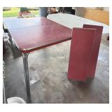 MCM Formica Table, Patio Table w/ Umbrella