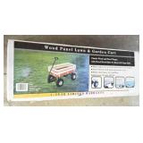 NEW Wood Panel Lawn & Garden Cart
