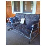 Vintage Aluminum Glider, Live Plants