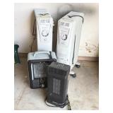 Heaters: 2 Electric & 2 Oil Filled Radiator