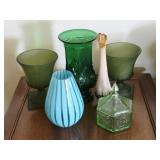 Fenton, Mirror, Sconces, Tiara Vase