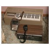 GE Electric Keyboard, TV, GE Transistor Radio