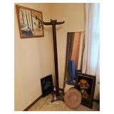 Hall Tree, Lava Lamp, Wall Art