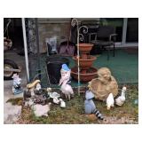 Wheel Barrow, Planters, Garden Decor