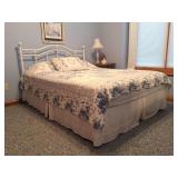 Metal Headboard with Queen Bed