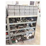 Metal Drawers w/ Contents: Hardware, Plumbing