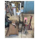 2 Ton Floor Jack, Creepers, Jack Stands