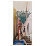 Yard Tools: Axes, Shovels, Ground Compactor