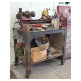 Lathe w/ Homemade Metal Table