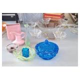 Depression Glass, MCM Punch Bowwl, Uranium
