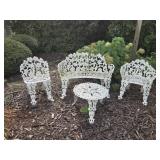 Vintage Wrought Iron Patio Set