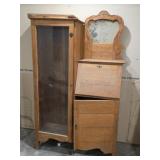 Antique Curio / Secretary Cabinet