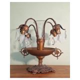 Vintage Art Nouveau Style Epergne Table lamp