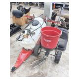 FIMCO Pull Behind Sprayer, EarthWay Spreader