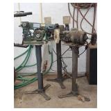 3 Homemade Stands w/ 4 Electrical Machines