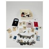 5.5 OZT Sterling Silver Charm Bracelets & Charms