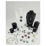 11 OZT Sterling Silver & Mexican Silver Jewelry