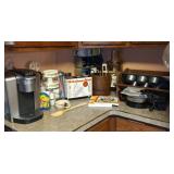 Kitchen Aid Mixer, Keurig, Waffle Iron