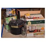 Ball Electric Water Bath Canner, Canning Jars