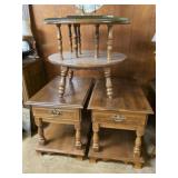 Moosehead End Tables, MCM, Mirror, Wall Art