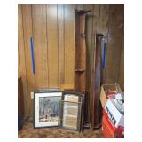 Wood Shelves, Frames, Salvador Dali Wall Art